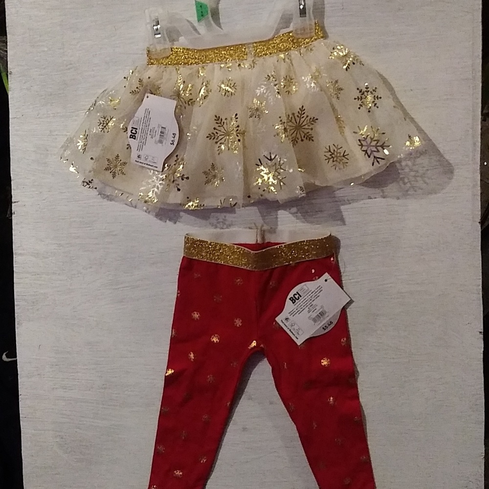 6-9M Tutu and Leggings Set